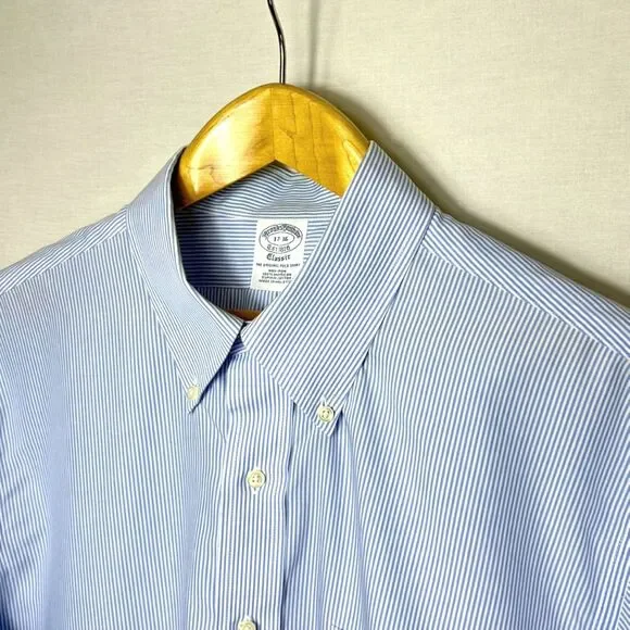 slim fit dress slacks Brooks Brothers Regular Fit Solid Stretch Cotton Button-Down Oxford Shirt: Pure Cashmere main image 1